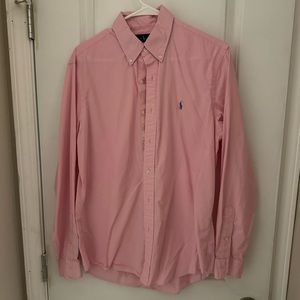 Polo LS 100% Cotton Stretch Shirt